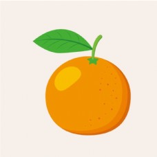 平面设计卡通橙子