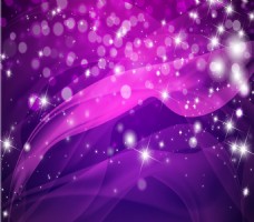 紫色光彩星光矢量素材