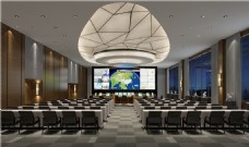 会议背景中国天气预报会议室装修效果图