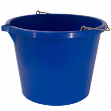 蓝色塑料桶免抠png透明素材