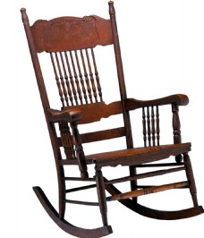 古代图案古代实木摇椅图案元素