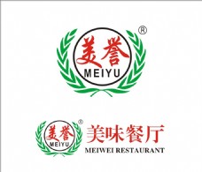 美誉美味餐厅logo