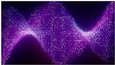 紫色光粒子带酷炫动态视频素材
