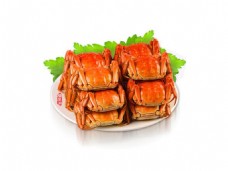鲜味食物美味大闸蟹蔬菜食物河鲜蟹黄盘子