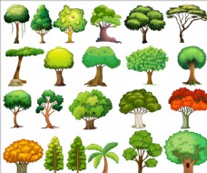 树木卡通植物