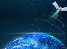 科技卫星卫星地球科技感图片