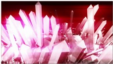 粉红水晶花圣诞节主题视频素材