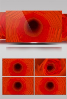 红色卷筒动态视频素材
