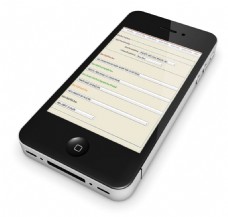4G苹果4智能手机免抠png透明素材