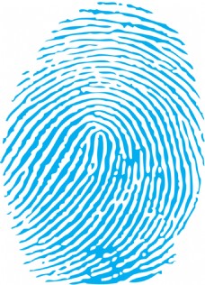 透明素材蓝色指纹图案免抠png透明图层素材
