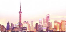 上海市现代都市上海地标png元素素材