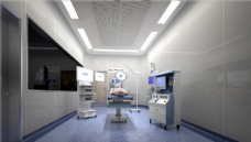 高端时尚高端医院B超室仪器装修实景图