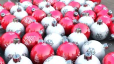 圣诞彩球装饰视频素材