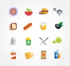 食品饮料网页UI饮料食品icon图标素材