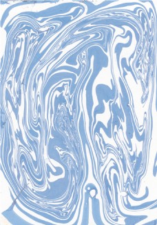 沉稳时尚深蓝色花纹壁纸图案装饰设计