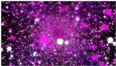 粉色粒子满屏酷炫动态视频素材