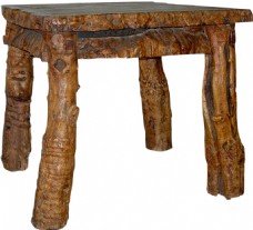 古代图案古代简约实木板凳图案元素
