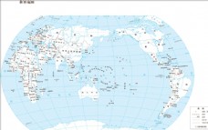 世界地图11亿世界地形图
