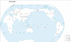 图片素材世界地图12.5亿