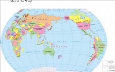 图片素材11.8亿英语版世界地图