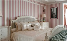 欧式粉色卧室床