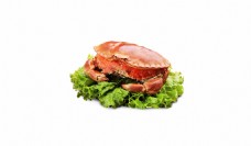 鲜味食物海鲜食物帝王蟹螃蟹蟹黄蔬菜美味搭配餐饮