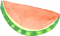 水果西瓜透明装饰素材