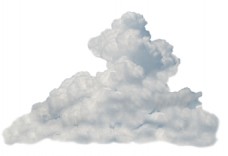 创意白色云朵png元素素材