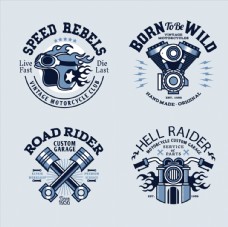图表工具摩托车logo