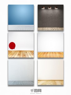 展板模板木台模板展示木纹主图背景