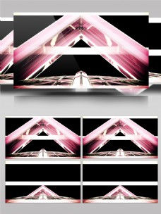 粉色水晶桥视频素材