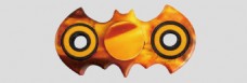 橙色蝙蝠侠指陀螺免抠psd透明素材