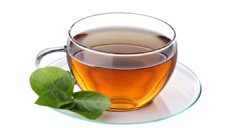 茶杯小清新绿茶元素