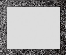 形色边框黑色方形复古边框免抠psd透明素材