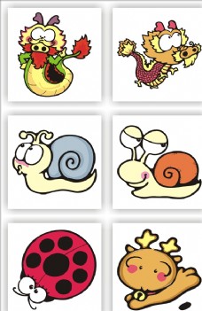 动物形象卡通形象卡通蜗牛动物卡通