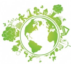网络科技绿色地球