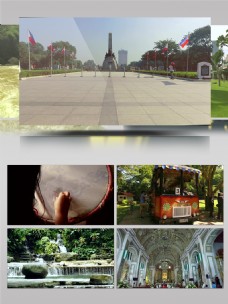人文景观2K马尼拉人文艺术景观城市旅游宣传片