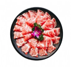 美味火锅涮羊肉涮牛肉团圆节日食物蔬菜