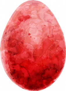 红色彩蛋卡通透明素材