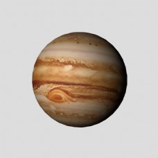 木材褐色立体木星免抠psd透明素材