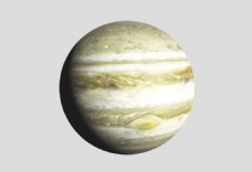 立体三维木星免抠psd透明素材