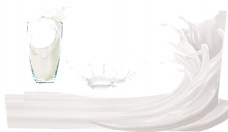抠图专用创意牛奶透明素材