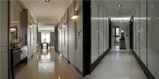 光效背景现代奢华客厅光滑背景墙室内装修效果图