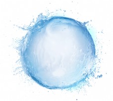 抠图专用水球透明素材