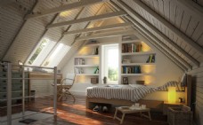 北欧小户型出租房简单室内效果图设计