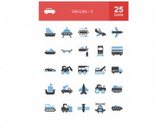 直通车25款交通工具图标素材