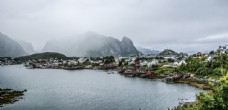 挪威小镇风景