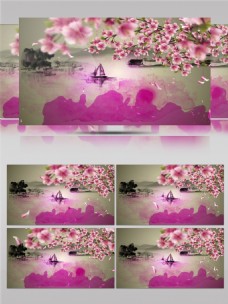 水墨中国画高清视频素材