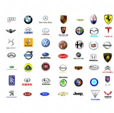 现代各种汽车标志