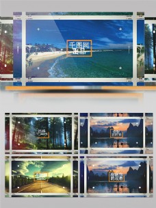 视频模板夏天主题影像展示视频素材ae模板